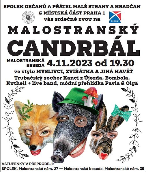 Malostranský Candrbál 4. 11. 2023 od 19:30